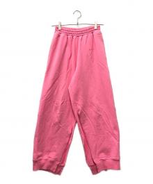 MM6 Maison Margiela（エムエムシックスメゾンマルジェラ）の古着「スウェットパンツ」｜ピンク