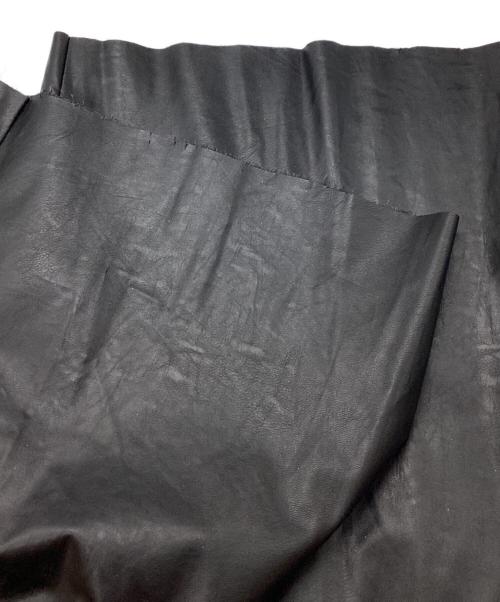 MM6 Maison Margiela（エムエムシックスメゾンマルジェラ）MM6 Maison Margiela (エムエムシックスメゾンマルジェラ) フェイクレザー キュロット ハーフパンツ ブラック サイズ:Sの古着・服飾アイテム