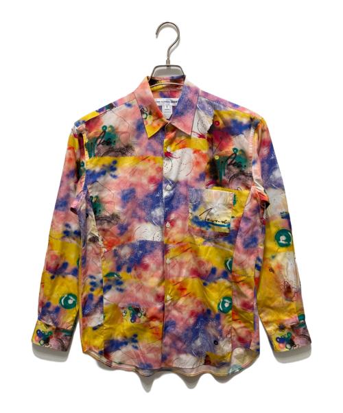 COMME des GARCONS SHIRT（コムデギャルソンシャツ）COMME des GARCONS SHIRT (コムデギャルソンシャツ) FUTURA (フューチュラ) 総柄シャツ マルチカラー サイズ:XSの古着・服飾アイテム