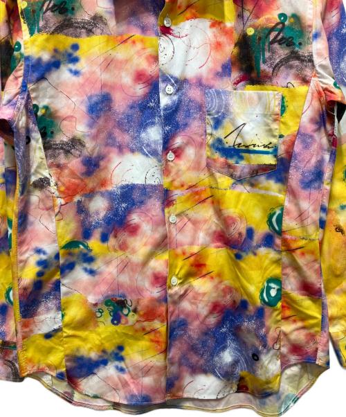 COMME des GARCONS SHIRT（コムデギャルソンシャツ）COMME des GARCONS SHIRT (コムデギャルソンシャツ) FUTURA (フューチュラ) 総柄シャツ マルチカラー サイズ:XSの古着・服飾アイテム