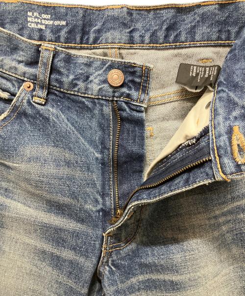 CELINE（セリーヌ）CELINE (セリーヌ) ディランフレア デニムパンツ　2N344930F インディゴ サイズ:27の古着・服飾アイテム