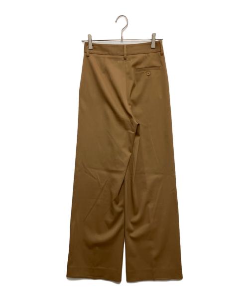 MM6 Maison Margiela（エムエムシックスメゾンマルジェラ）MM6 Maison Margiela (エムエムシックスメゾンマルジェラ) ハイウエストワイドパンツ ブラウン サイズ:36の古着・服飾アイテム