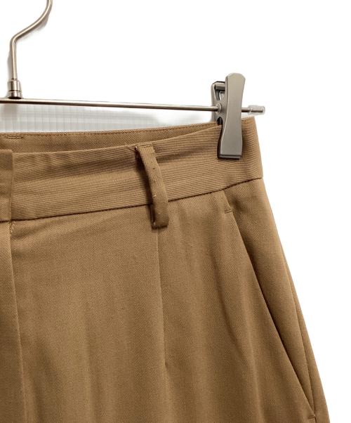 MM6 Maison Margiela（エムエムシックスメゾンマルジェラ）MM6 Maison Margiela (エムエムシックスメゾンマルジェラ) ハイウエストワイドパンツ ブラウン サイズ:36の古着・服飾アイテム