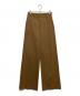 MM6 Maison Margiela（エムエムシックスメゾンマルジェラ）の古着「ハイウエストワイドパンツ」｜ブラウン