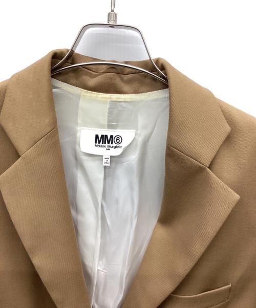 MM6 Maison Margiela（エムエムシックスメゾンマルジェラ）MM6 Maison Margiela (エムエムシックスメゾンマルジェラ) テーラードジャケット ブラウン サイズ:36の古着・服飾アイテム