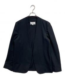 Maison Margiela（メゾンマルジェラ）の古着「ノーカラージャケット」｜ブラック