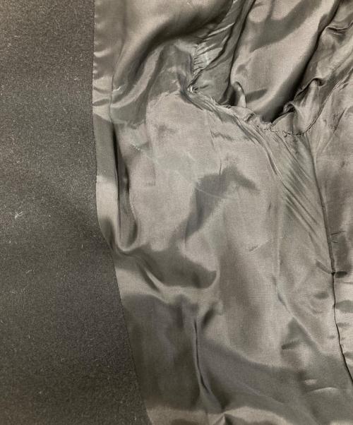 Yohji Yamamoto FEMME（ヨウジヤマモトファム）YOHJI YAMAMOTO Femme (ヨウジヤマモトファム) ウールフランネルアシンメトリーヘム ジャケット ブラック サイズ:1の古着・服飾アイテム