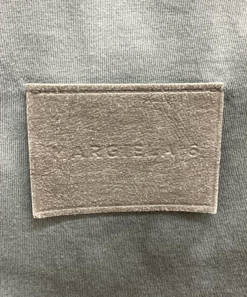 MM6 Maison Margiela（エムエムシックスメゾンマルジェラ）MM6 Maison Margiela (エムエムシックスメゾンマルジェラ) ロゴパッチタイダイ クロップドTシャツ ブラック サイズ:Mの古着・服飾アイテム