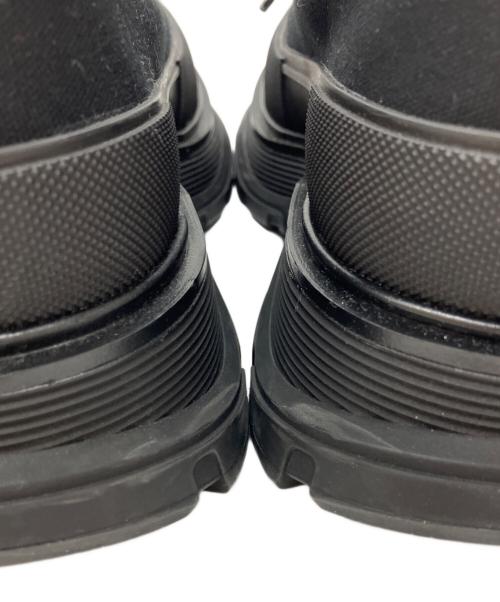 ALEXANDER McQUEEN（アレキサンダーマックイーン）ALEXANDER McQUEEN (アレキサンダーマックイーン) Tread Slick Canvas High-Top Sneakers/トレッド スリック キャンバス ハイトップ スニーカー  ブラック サイズ:39の古着・服飾アイテム