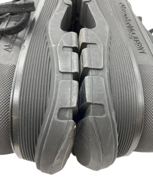 ALEXANDER McQUEEN（アレキサンダーマックイーン）ALEXANDER McQUEEN (アレキサンダーマックイーン) Tread Slick Canvas High-Top Sneakers/トレッド スリック キャンバス ハイトップ スニーカー  ブラック サイズ:39の古着・服飾アイテム