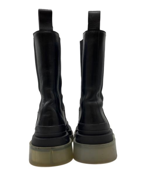 BOTTEGA VENETA（ボッテガベネタ）BOTTEGA VENETA (ボッテガベネタ) タイヤチェルシーブーツ ブラック サイズ:37の古着・服飾アイテム