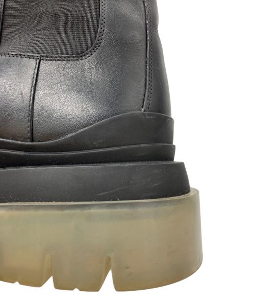 BOTTEGA VENETA（ボッテガベネタ）BOTTEGA VENETA (ボッテガベネタ) タイヤチェルシーブーツ ブラック サイズ:37の古着・服飾アイテム
