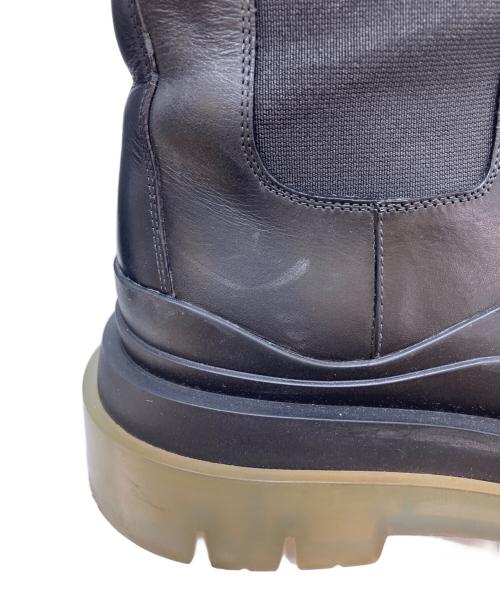 BOTTEGA VENETA（ボッテガベネタ）BOTTEGA VENETA (ボッテガベネタ) タイヤチェルシーブーツ ブラック サイズ:37の古着・服飾アイテム