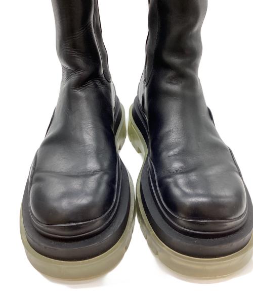 BOTTEGA VENETA（ボッテガベネタ）BOTTEGA VENETA (ボッテガベネタ) タイヤチェルシーブーツ ブラック サイズ:37の古着・服飾アイテム