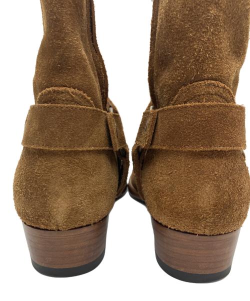 Saint Laurent Paris（サンローランパリ）Saint Laurent Paris (サンローランパリ) スエード ハーネスブーツ ブラウン サイズ:39の古着・服飾アイテム