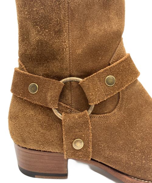 Saint Laurent Paris（サンローランパリ）Saint Laurent Paris (サンローランパリ) スエード ハーネスブーツ ブラウン サイズ:39の古着・服飾アイテム