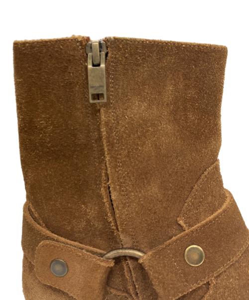 Saint Laurent Paris（サンローランパリ）Saint Laurent Paris (サンローランパリ) スエード ハーネスブーツ ブラウン サイズ:39の古着・服飾アイテム