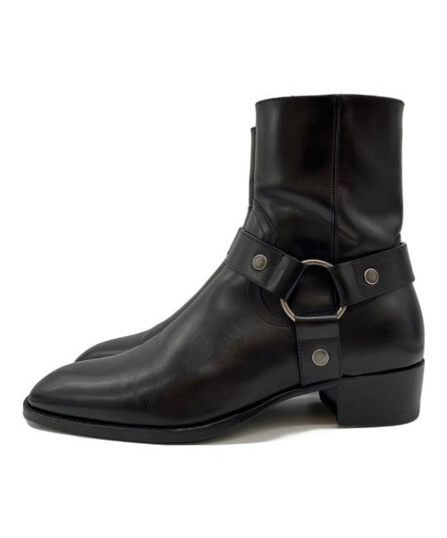 Saint Laurent Paris（サンローランパリ）Saint Laurent Paris (サンローランパリ) ハーネスブーツ ブラック サイズ:39の古着・服飾アイテム