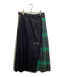 O'NEIL OF DUBLIN×IENA（オニールオブダブリン×イエナ）の古着「別注キルトスカート」｜ブラック