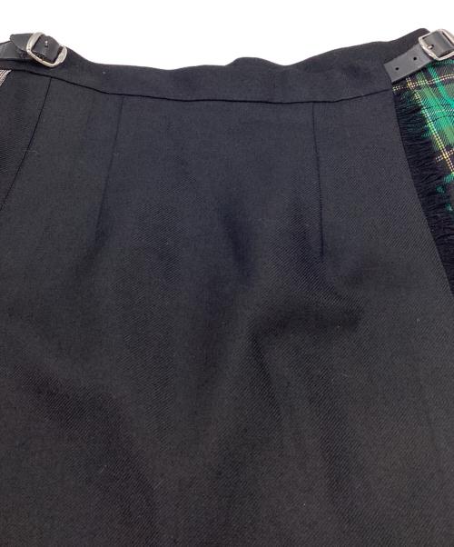 O'NEIL OF DUBLIN（オニールオブダブリン）O'NEIL OF DUBLIN (オニールオブダブリン) IENA (イエナ) 別注キルトスカート ブラック サイズ:38の古着・服飾アイテム