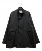 MAISON SPECIALメゾンスペシャル）の古着「Lyocell Twill Chambray Dress-Over Middle Mods Coat」｜ブラック