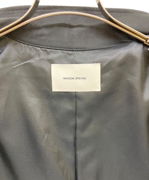 MAISON SPECIAL（メゾンスペシャル）MAISON SPECIAL (メゾンスペシャル) Lyocell Twill Chambray Dress-Over Middle Mods Coat ブラック サイズ:2の古着・服飾アイテム