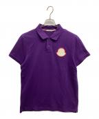 MONCLERモンクレール）の古着「MAGLIA POLO MANICA CORTA」｜パープル