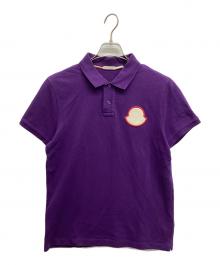 MONCLER（モンクレール）の古着「MAGLIA POLO MANICA CORTA」｜パープル