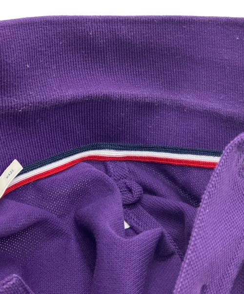 MONCLER（モンクレール）MONCLER (モンクレール) MAGLIA POLO MANICA CORTA パープル サイズ:Ｍの古着・服飾アイテム