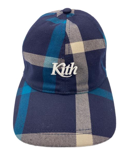 KITH（キス）KITH (キス) bergdorf goodman (バーグドルフ グッドマン) VF Plaid Cap ネイビー サイズ:サイズ表記なしの古着・服飾アイテム