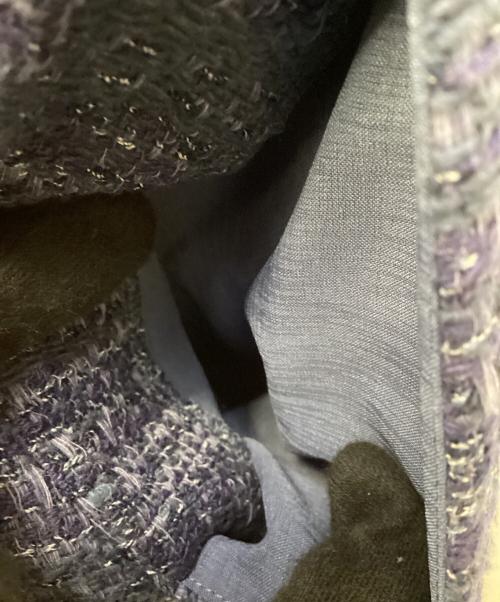 ROPE（ロペ）ROPE (ロペ) 別注TWEED V OP ブルー サイズ:38の古着・服飾アイテム