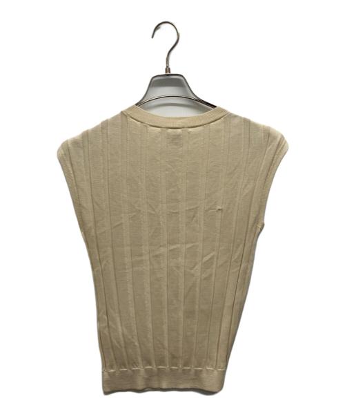 mayuhada（マユハダ）mayuhada (マユハダ) silk rib sleeveless ベージュ サイズ:Freeの古着・服飾アイテム