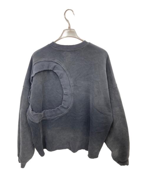 hell system（ヘルシステム）hell system (ヘルシステム) デザインスウェット ブラック サイズ:Ｌの古着・服飾アイテム