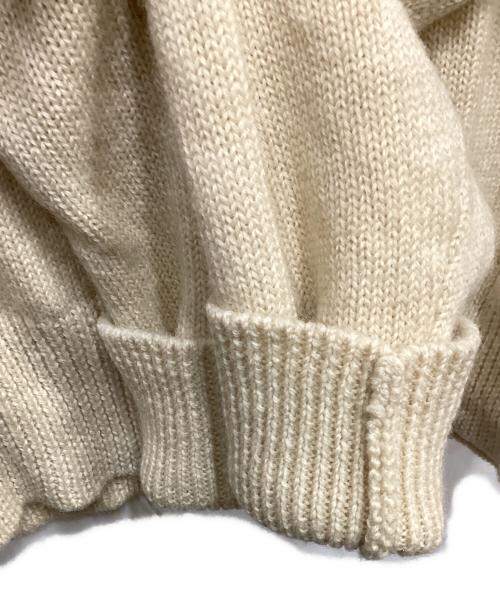 MARGARET HOWELL（マーガレットハウエル）MARGARET HOWELL (マーガレットハウエル) Vネックニット ベージュ サイズ:2の古着・服飾アイテム