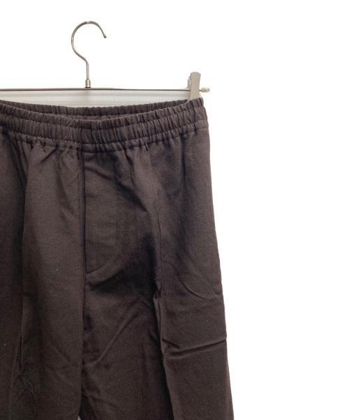 MARGARET HOWELL（マーガレットハウエル）MARGARET HOWELL (マーガレットハウエル) HIGH TWIST WOOL TROUSERS（ハイ　ツイスト　ウール　トラウザー） ブラウン サイズ:３の古着・服飾アイテム