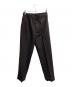 MARGARET HOWELL（マーガレットハウエル）の古着「HIGH TWIST WOOL TROUSERS（ハイ　ツイスト　ウール　トラウザー）」｜ブラウン