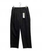 MARGARET HOWELLマーガレットハウエル）の古着「ストライプスラックス」｜ブラック