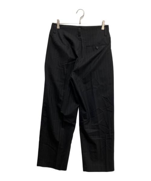 MARGARET HOWELL（マーガレットハウエル）MARGARET HOWELL (マーガレットハウエル) ストライプスラックス ブラック サイズ:3の古着・服飾アイテム