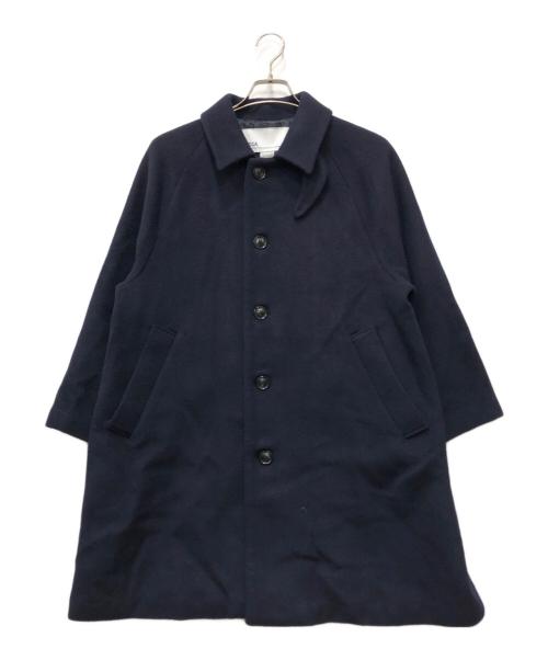 ticca（ティッカ）ticca (ティッカ) HOSHII TO DEAU (ホシイトデアウ) ウールステンカラーコート ネイビー サイズ:FREEの古着・服飾アイテム