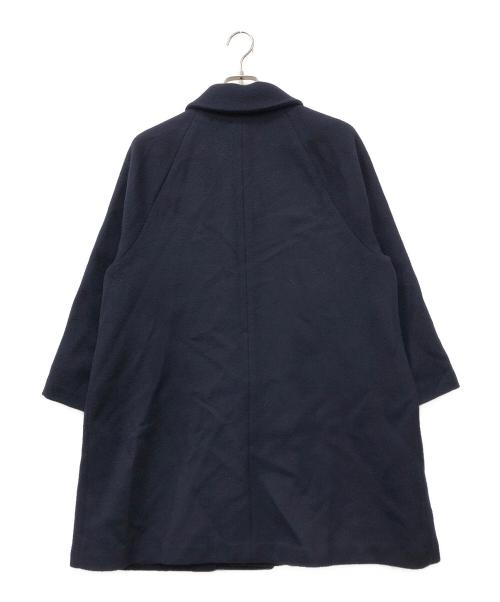 ticca（ティッカ）ticca (ティッカ) HOSHII TO DEAU (ホシイトデアウ) ウールステンカラーコート ネイビー サイズ:FREEの古着・服飾アイテム
