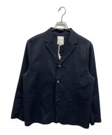 RE MADE IN TOKYO JAPAN（アールイーメイドイントウキョウジャパン）の古着「RAMIE SOLOTEX TWILL 3B JACKET」｜ネイビー