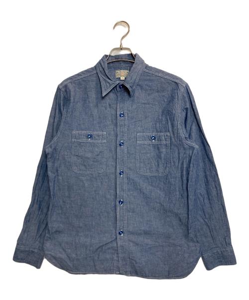 BUZZ RICKSON'S（バズリクソンズ）Buzz Rickson's (バズリクソンズ) BLUE CHAMBRAY WORK SHIRT ブルー サイズ:15-15 1/2の古着・服飾アイテム