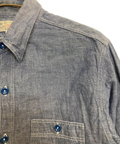 BUZZ RICKSON'S（バズリクソンズ）Buzz Rickson's (バズリクソンズ) BLUE CHAMBRAY WORK SHIRT ブルー サイズ:15-15 1/2の古着・服飾アイテム