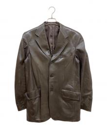 Paul Smith London（ポールスミスロンドン）の古着「ラムレザージャケット」｜ブラウン