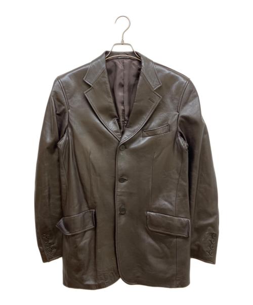 Paul Smith London（ポールスミスロンドン）Paul Smith London (ポールスミスロンドン) ラムレザージャケット ブラウン サイズ:Mの古着・服飾アイテム