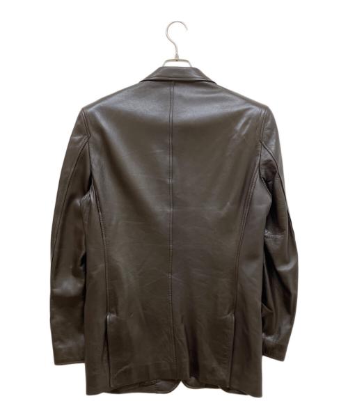 Paul Smith London（ポールスミスロンドン）Paul Smith London (ポールスミスロンドン) ラムレザージャケット ブラウン サイズ:Mの古着・服飾アイテム