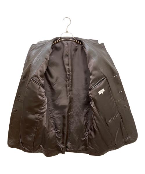 Paul Smith London（ポールスミスロンドン）Paul Smith London (ポールスミスロンドン) ラムレザージャケット ブラウン サイズ:Mの古着・服飾アイテム