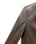 中古・古着 Paul Smith London (ポールスミスロンドン) ラムレザージャケット ブラウン サイズ:M：8000円