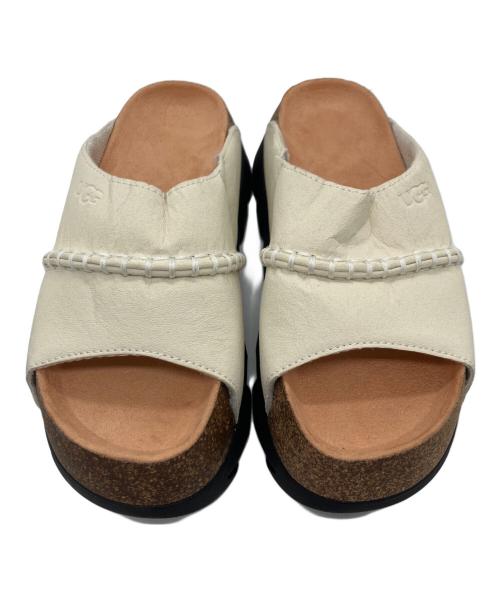 UGG（アグ）UGG (アグ) スライドサンダル ベージュ サイズ:23の古着・服飾アイテム
