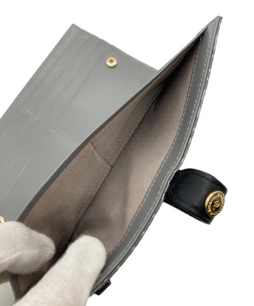 doracoluv（ドラコ）doracoluv (ドラコ) スリム ウォレット Teffy グレーの古着・服飾アイテム